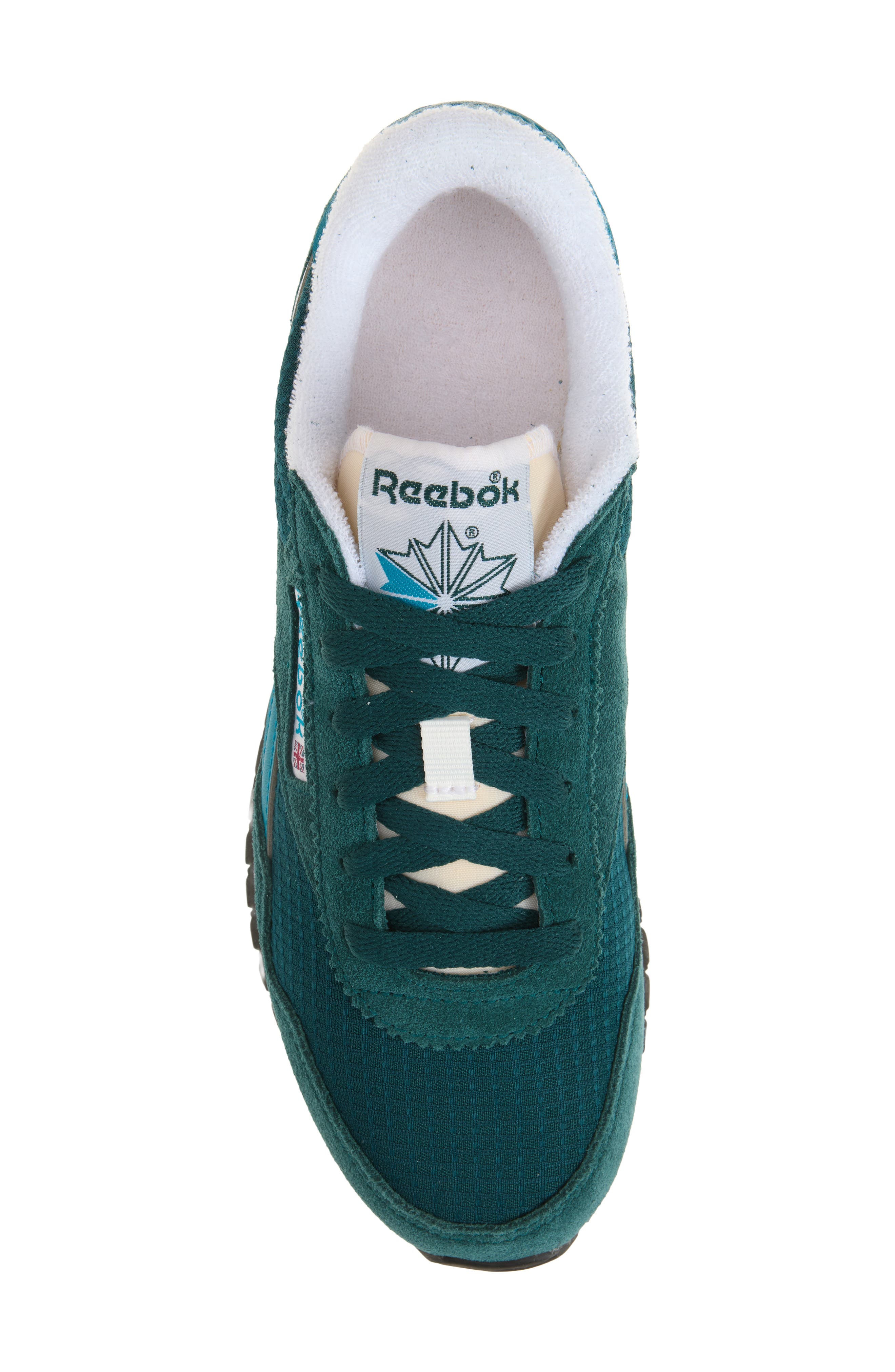 Classic AZ Sneaker, Alternate, color, GREEN TEAL WHITE