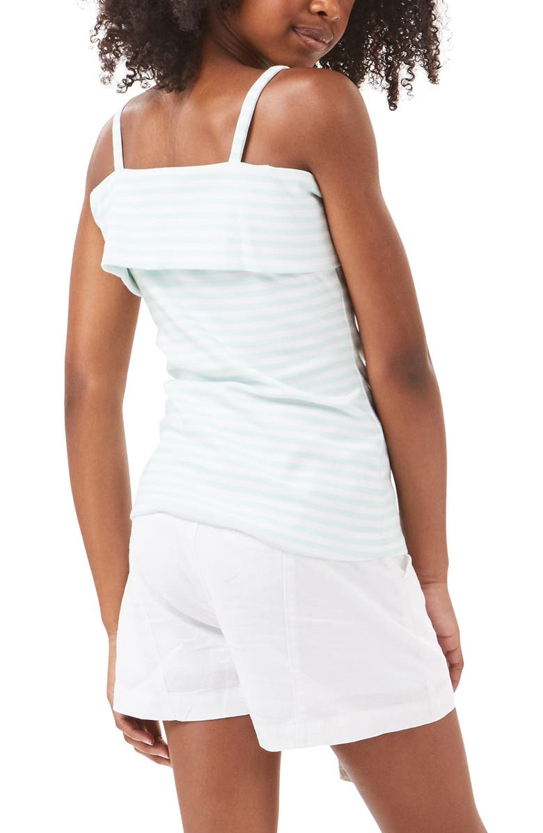 Habitual Girl Stripe Twist Yoke Top, Alternate, color, 