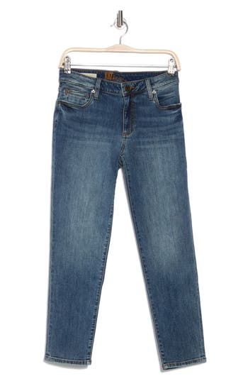 Shop Kut From The Kloth Katy Ankle Straight Leg Jeans In Acacia