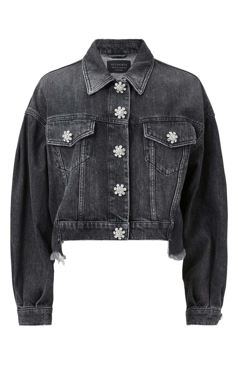 AllSaints Beth Denim Jacket, Alternate, color, 