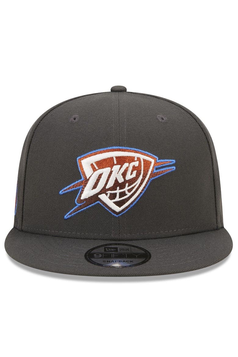Men's New Era  Navy Oklahoma City Thunder 2022/23 City Edition  Official 9FIFTY Snapback Adjustable Hat, Alternate, color, Navy