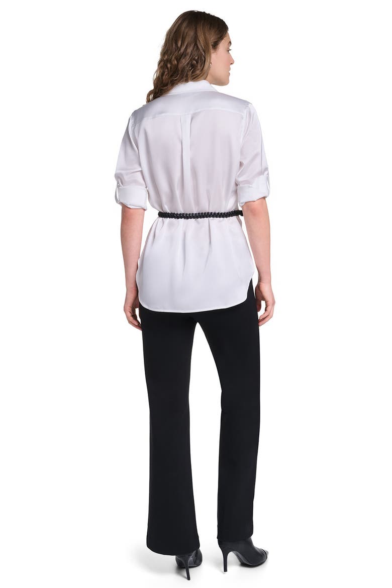 Oversized Belted Shirt, Alternate, color, SOFT WHITE