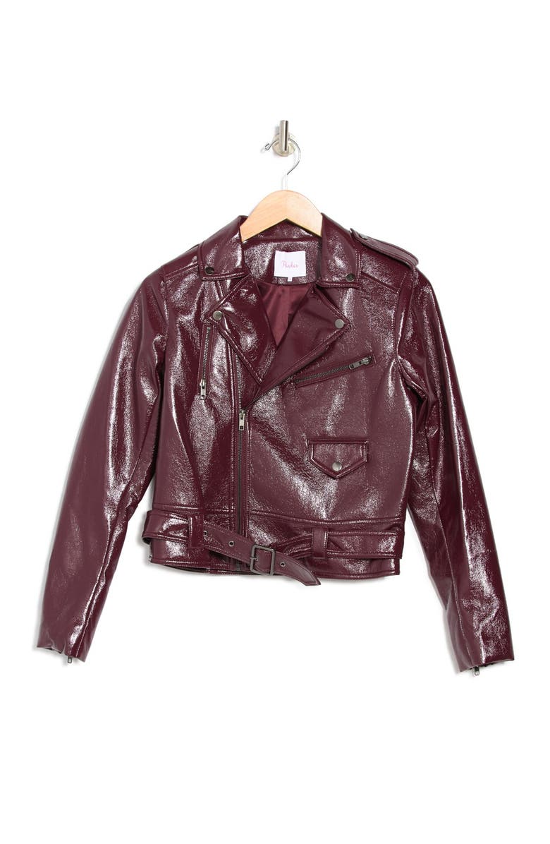 Parker Cooper Faux Leather Jacket, Alternate, color, 