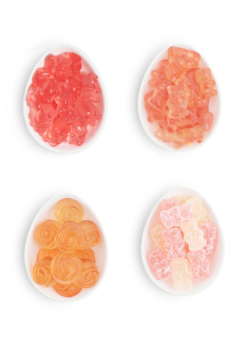 Champagne Rose 4-Piece Candy Bento Box, Alternate, color, BLUE
