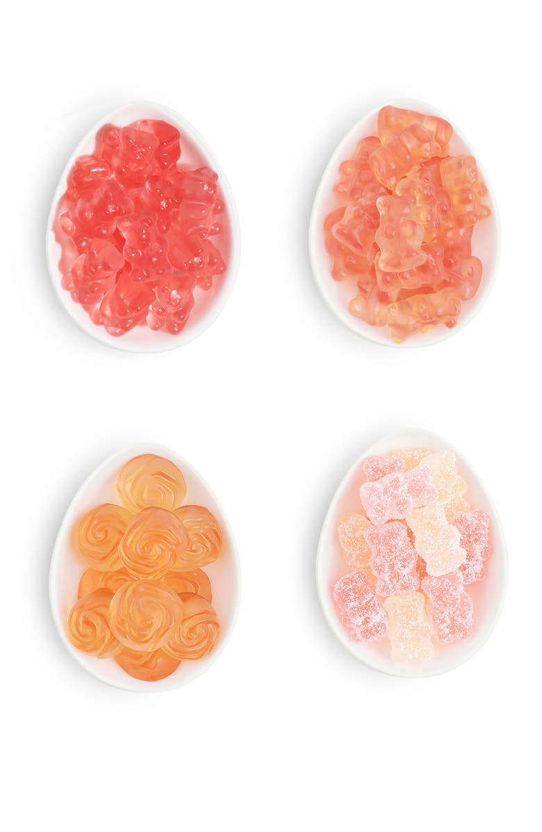 sugarfina Champagne Rose 4-Piece Candy Bento Box, Alternate, color, Blue