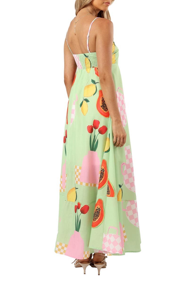 Petal & Pup Brea Maxi Dress, Alternate, color, Green Papaya