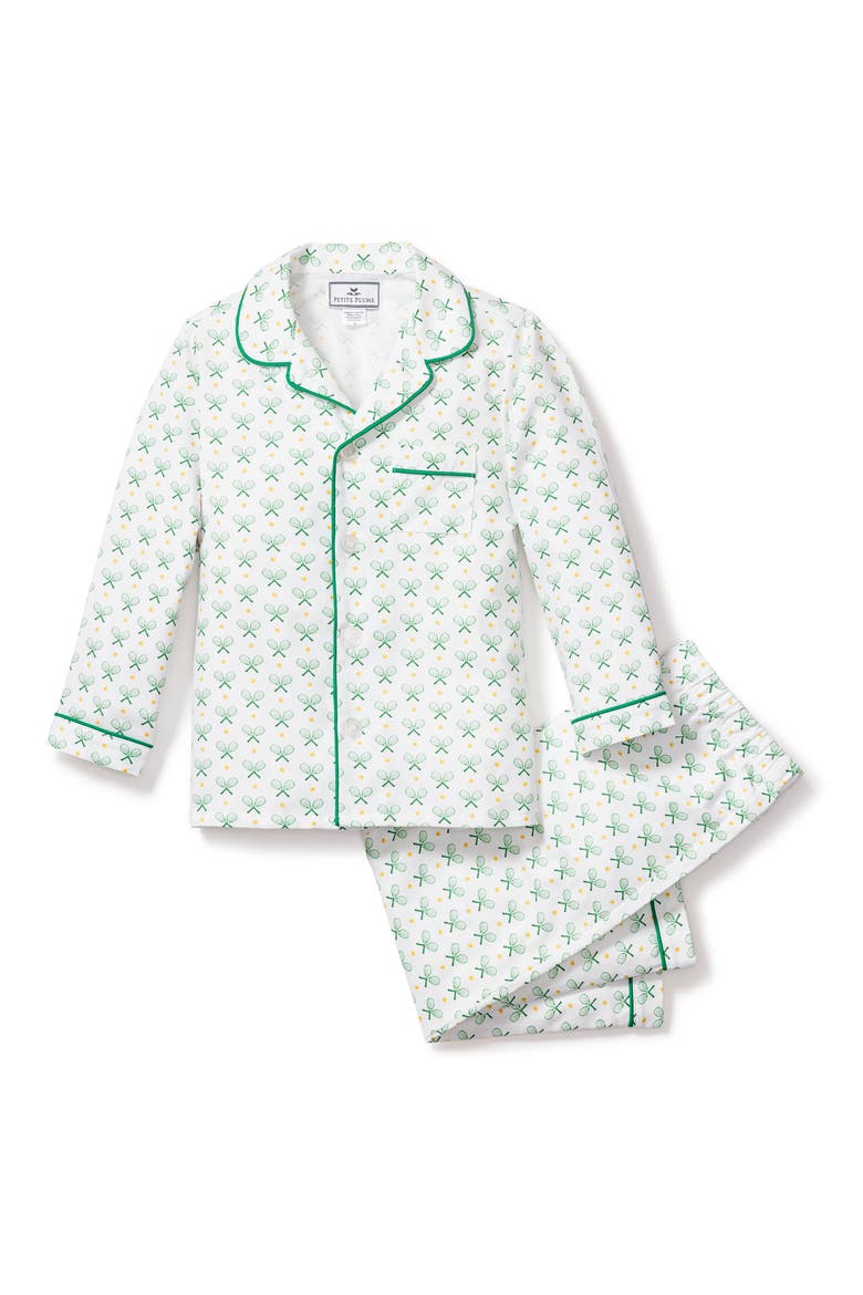 Match Point Pajama Set, Main, color, GREEN