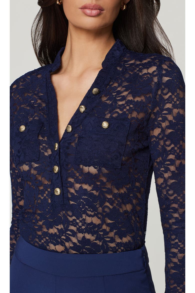 Ilona Lace Top, Alternate, color, Blue