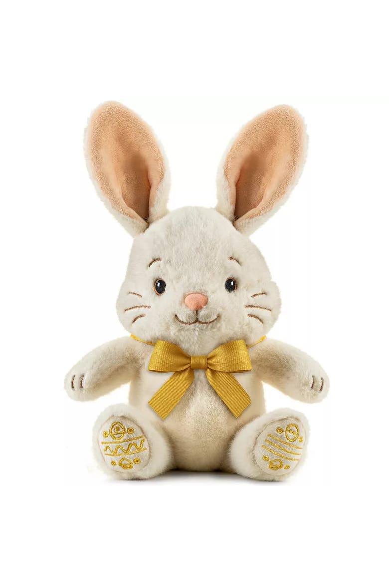 Easter Plush Baby Bunny with Bow, Main, color, Cream