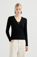 Brunello Cucinelli Ribbed jersey T-shirt