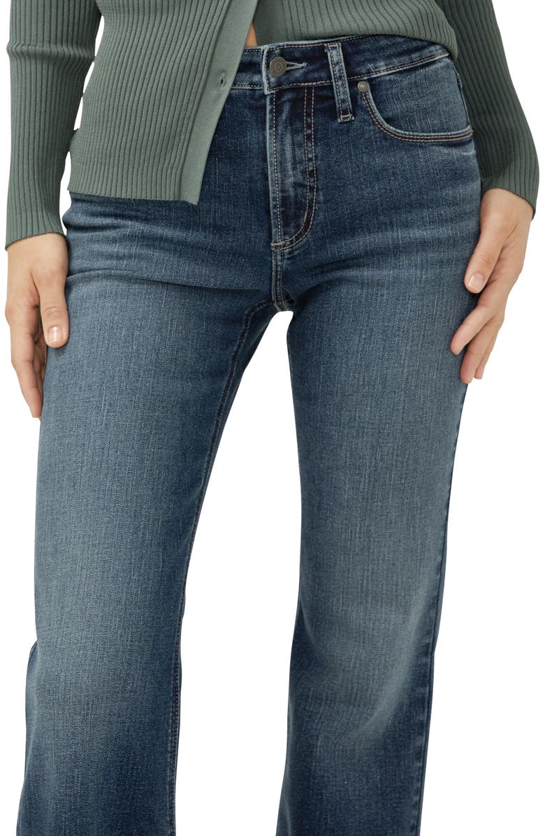 Silver Jeans Co. Most Wanted Mid Rise Flare Jeans, Alternate, color, Cheyenne