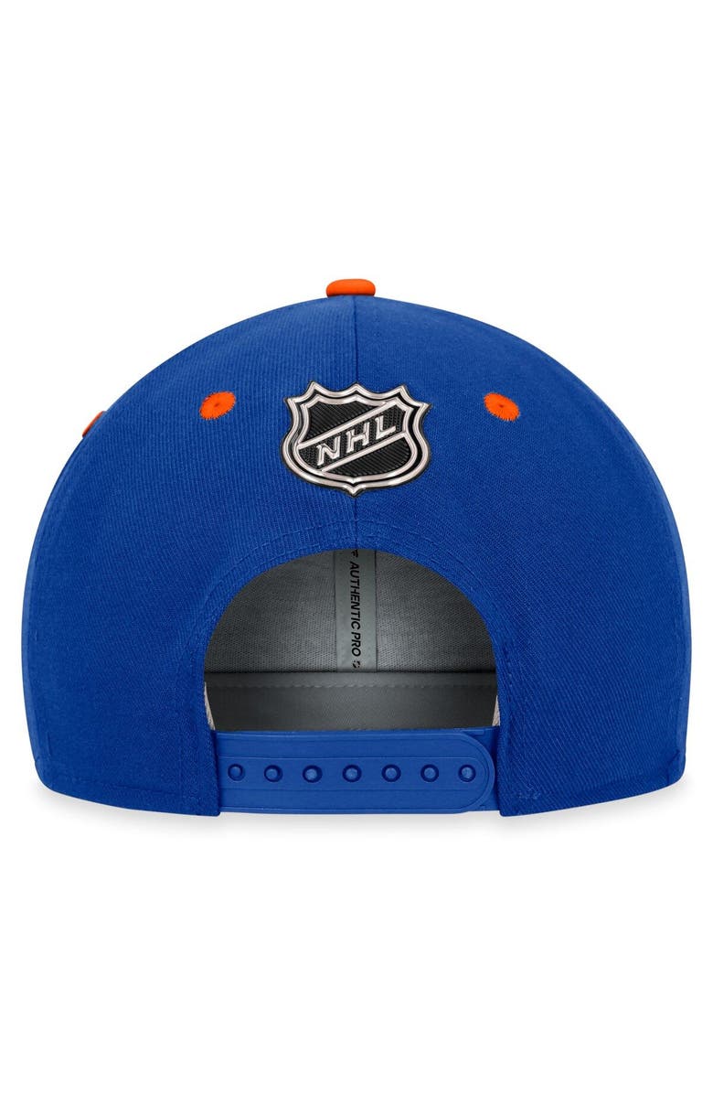 FANATICS Men's Fanatics Branded  Blue New York Islanders 2023 NHL Draft Snapback Hat, Alternate, color, 