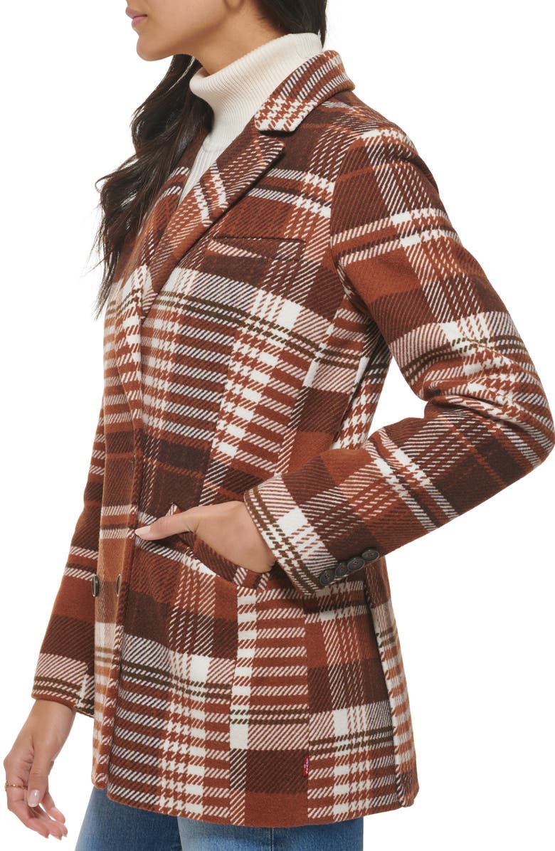 Levi's<sup>®</sup> Double Breasted Wool Blend Blazer, Alternate, color, 