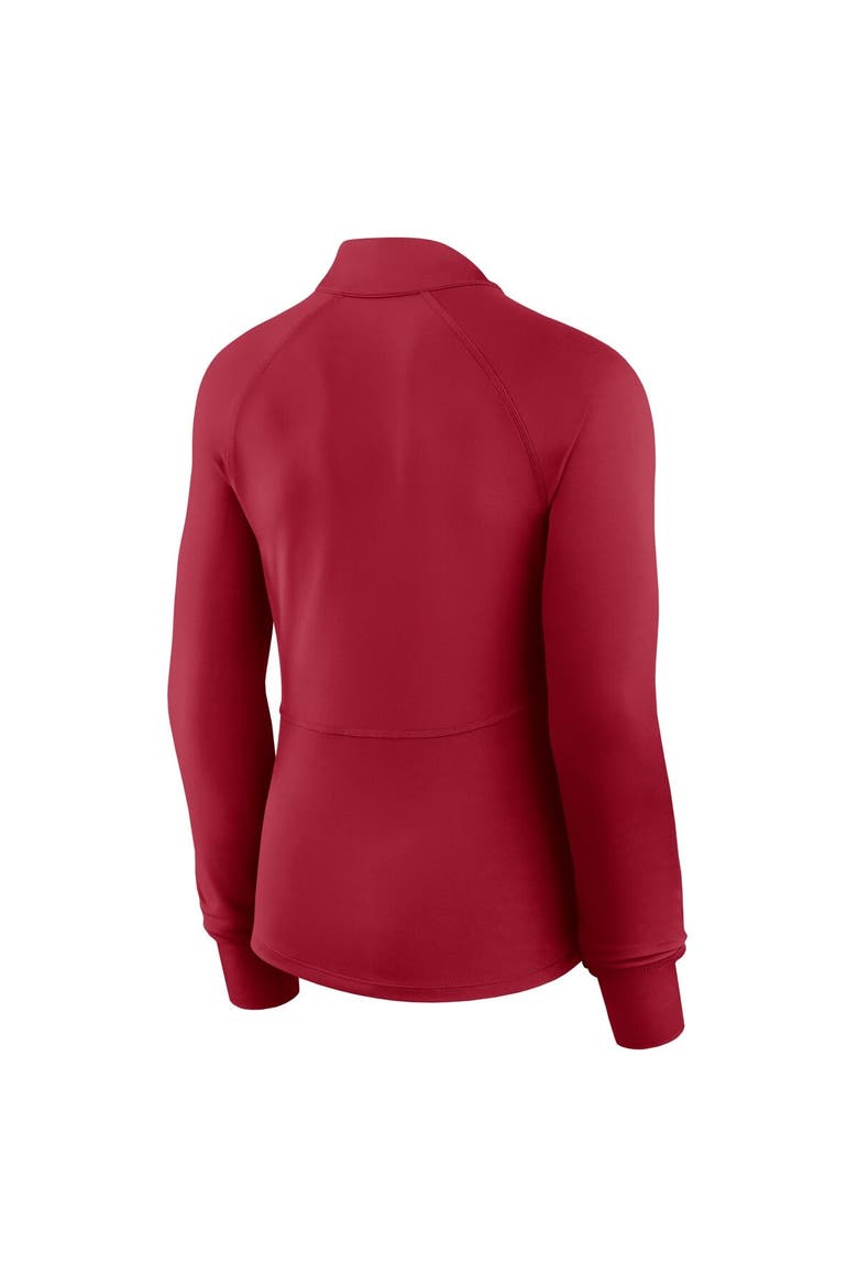 Women's Fanatics  Scarlet San Francisco 49ers Elements Quarter-Zip Jacket, Alternate, color, Scarlet
