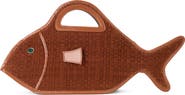 STAUD Cleo Leather Fish Bag