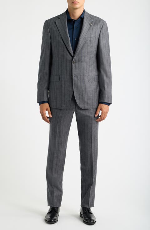 Mason Pinstripe Wool Suit