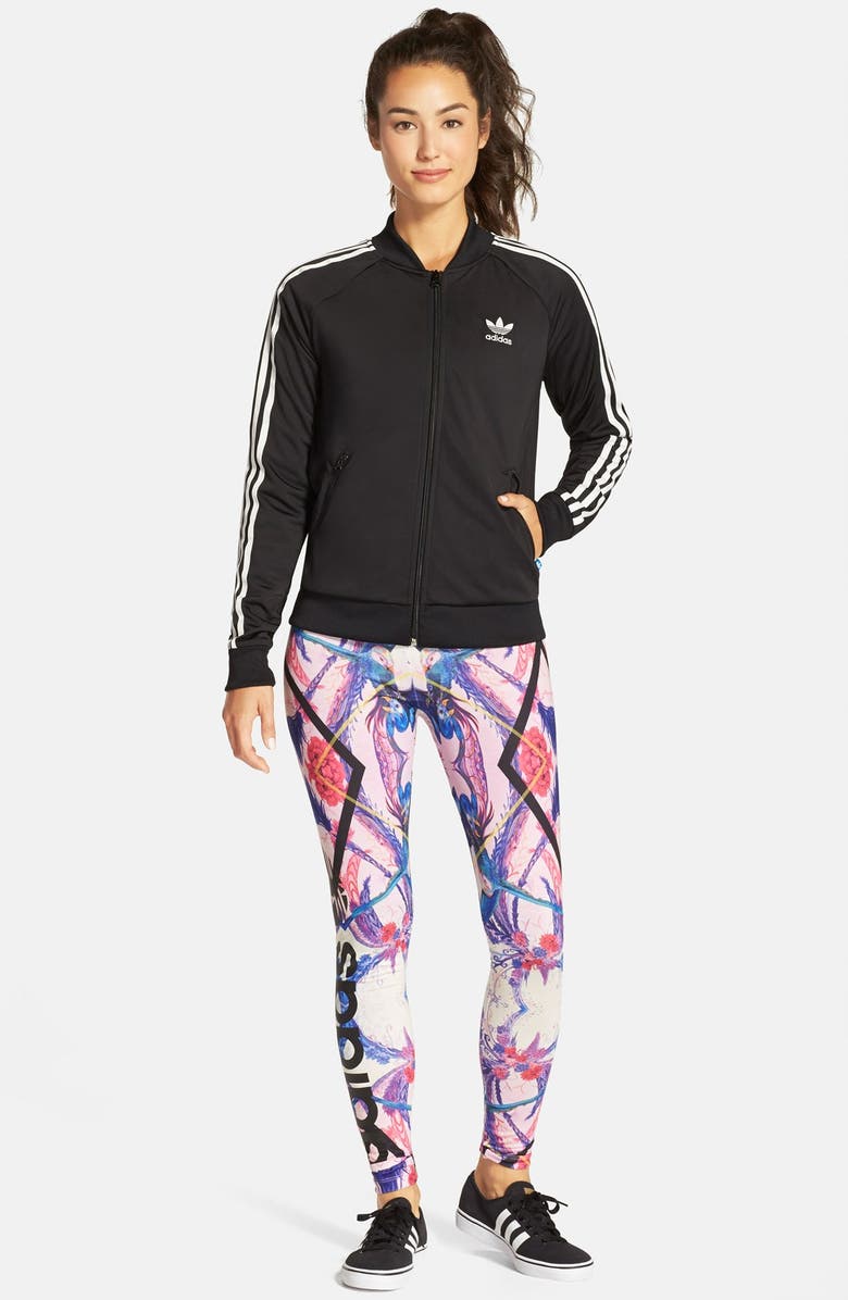 adidas Originals 'Superstar' 3-Stripes Track Jacket, Alternate, color, 