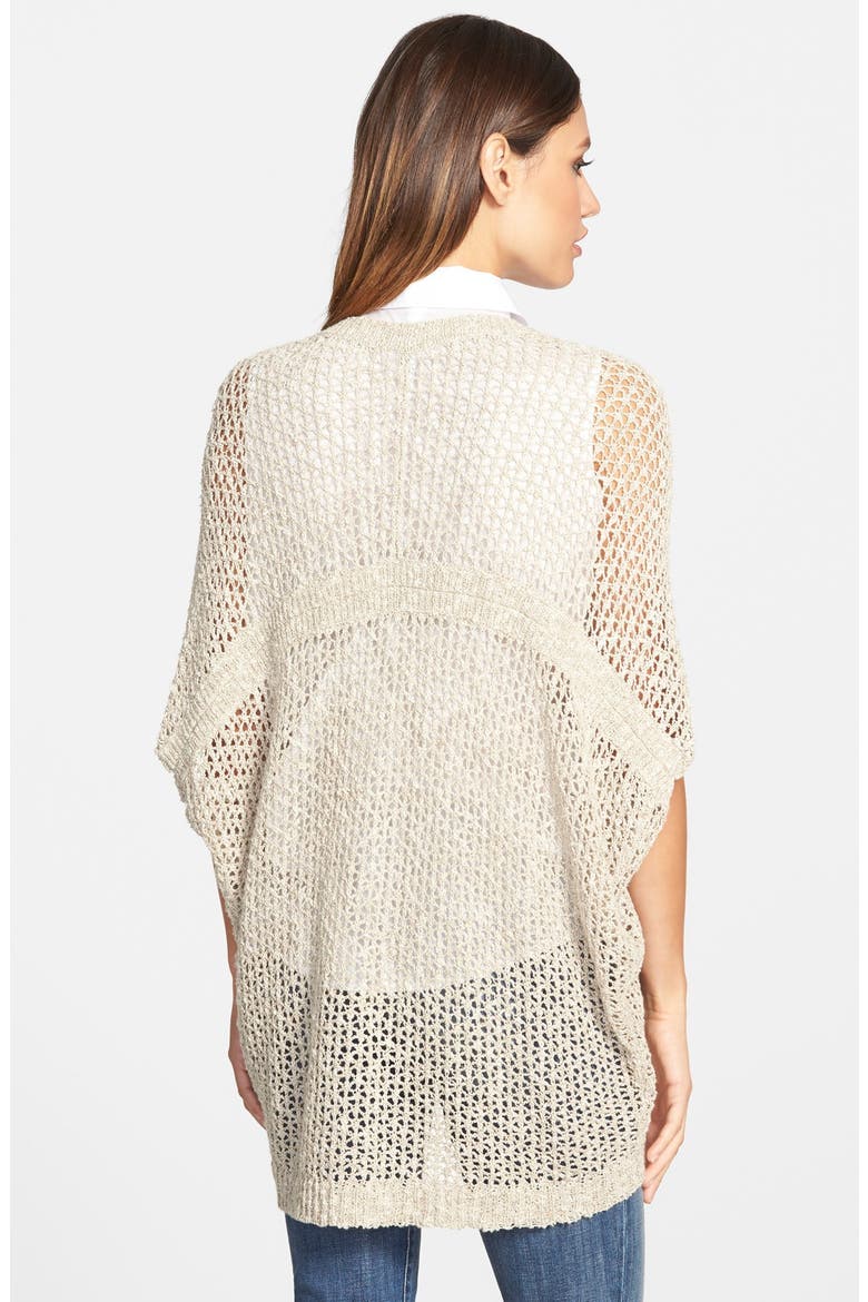 Kimono Sleeve Cardigan, Alternate, color, NATURAL