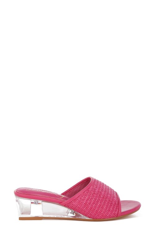 London Rag Osminda Wedge Sandal In Pink