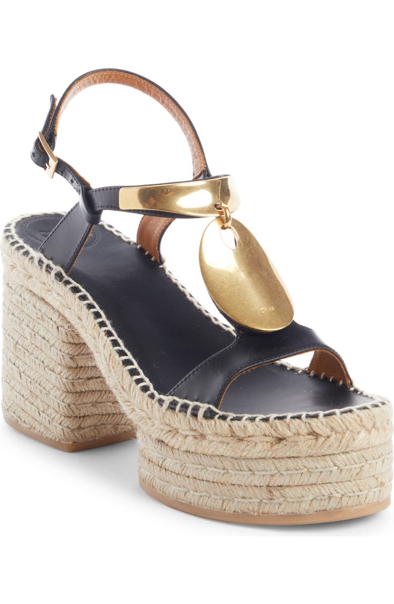 Chloé Pema Platform Espadrille Sandal, Main, color,