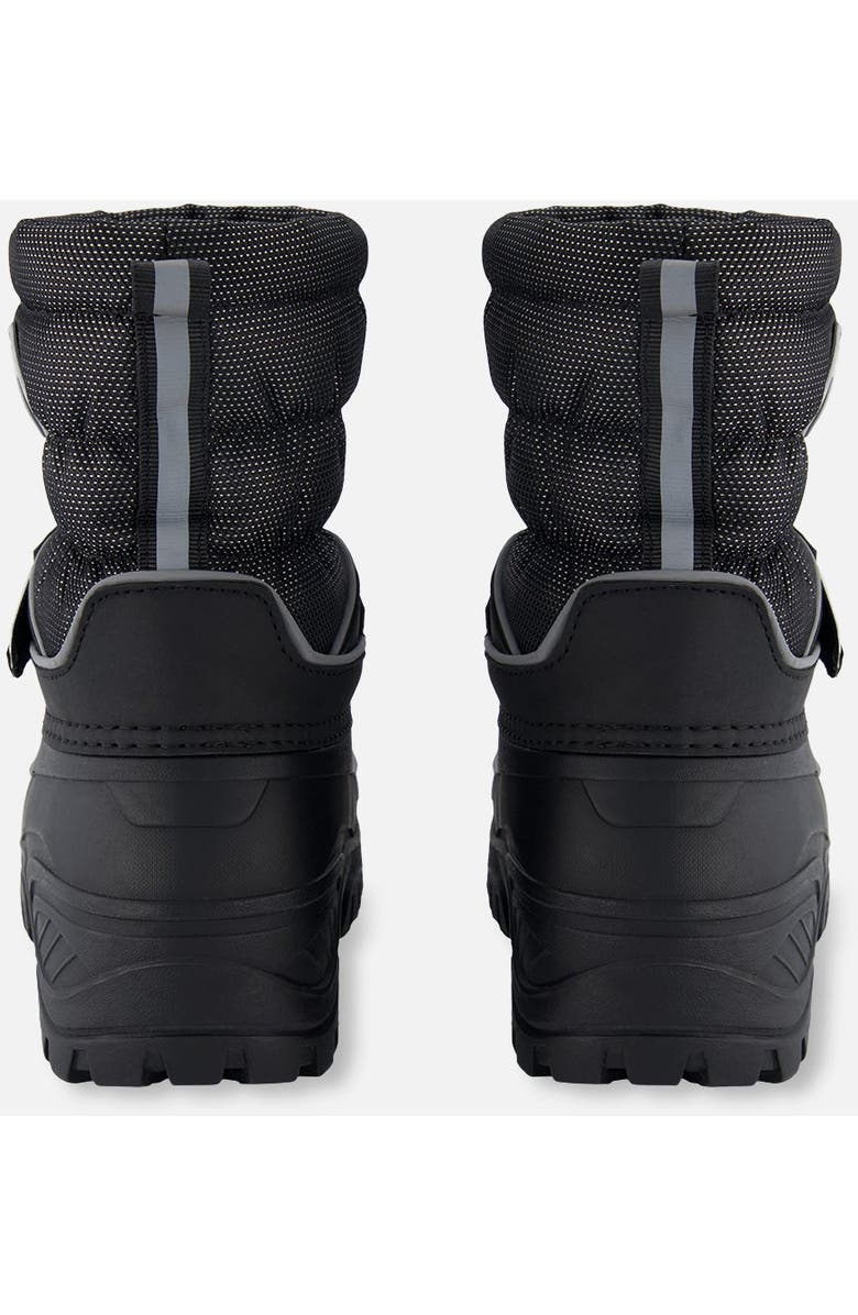 Deux par Deux Kids Gender Inclusive Winter Boots Solid, Alternate, color, Black