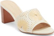 Jack Rogers Susie Raffia Stitched Slide Sandal