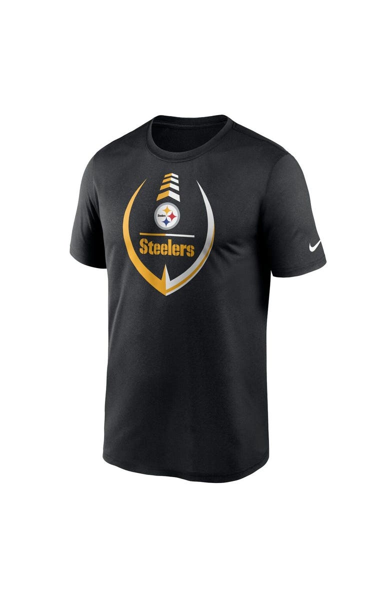 Nike Men's Nike Black Pittsburgh Steelers Icon Legend Performance T-Shirt, Alternate, color, Black