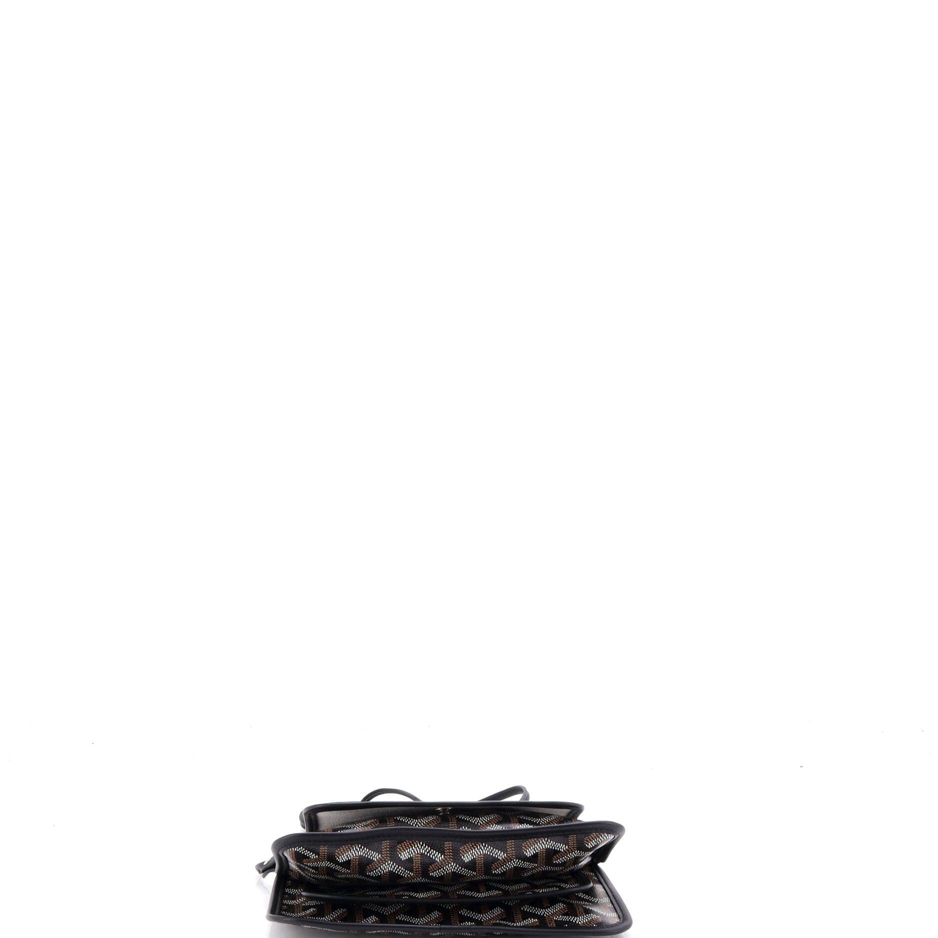 Plumet Clutch Wallet Coated Canvas, Alternate, color, Black