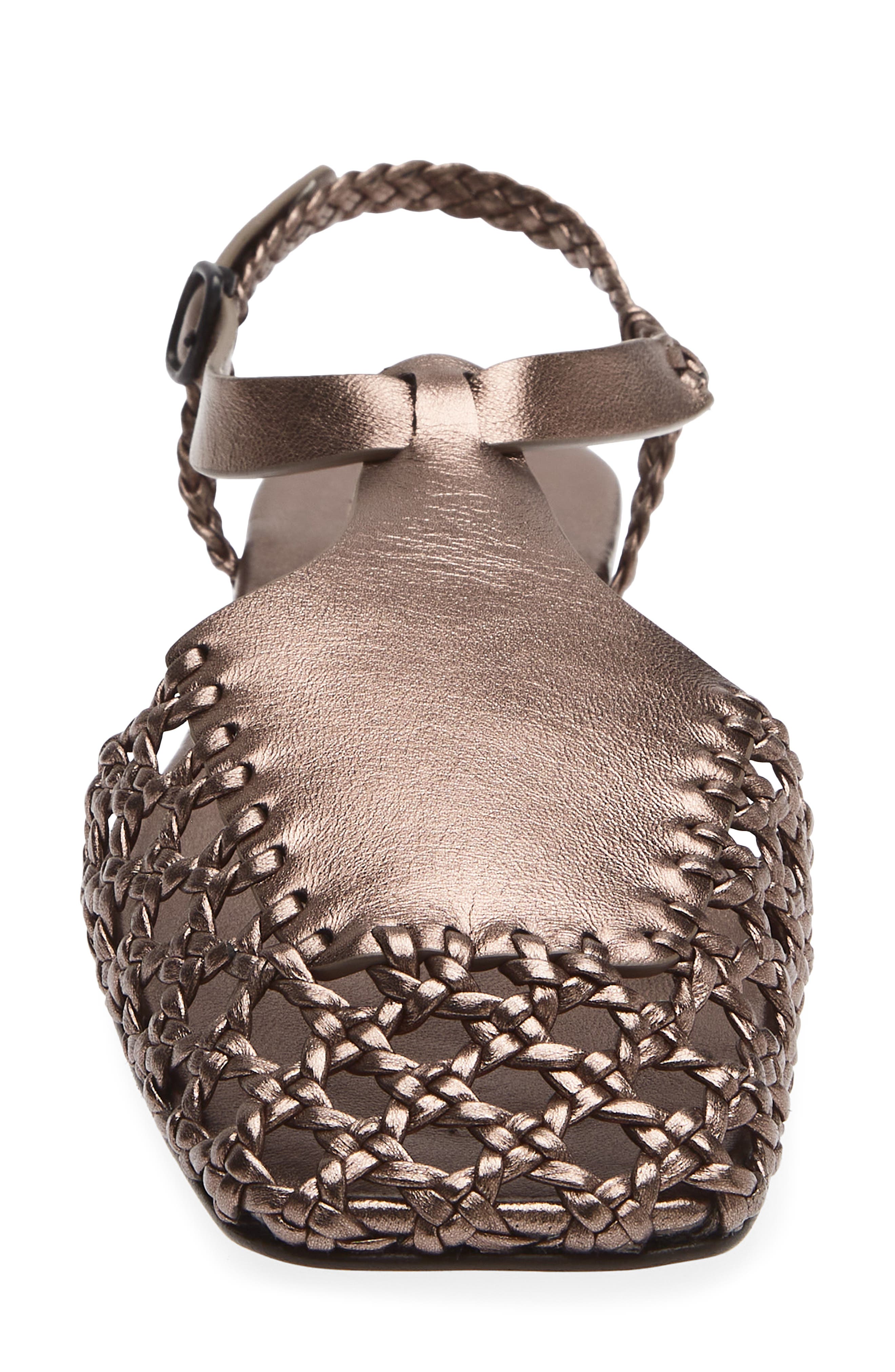 Reixa Metallic Leather Sandal, Alternate, color, WARM TAUPE