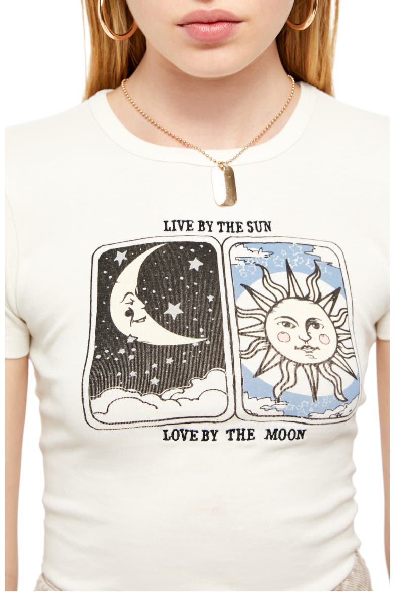 Live By the Sun Graphic Tee, Alternate, color, WHITE