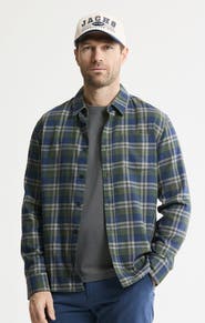 JACHS Manor Stretch Flannel Button-Down Shirt