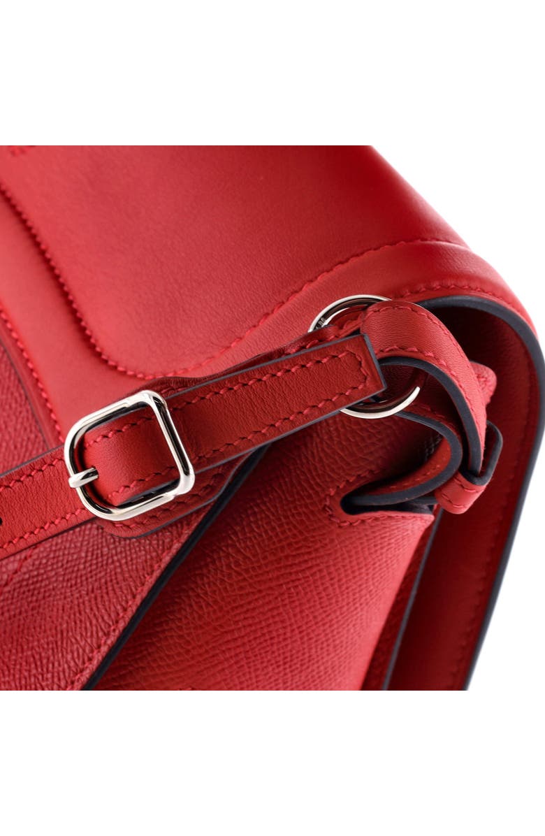 Pre-Owned Hermes Harnais Shoulder Bag Epsom and Swift, Alternate, color, Red