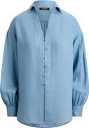 Lauren Ralph Lauren Relaxed Fit Linen Button-Up Shirt