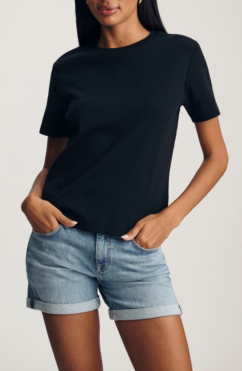 Mavi Jeans Nina Crewneck Cotton T-Shirt, Main, color, 