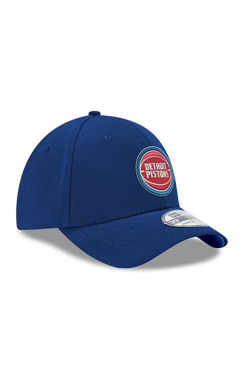 New Era Men's New Era Blue Detroit Pistons Classic 39THIRTY Flex Hat, Alternate, color, 