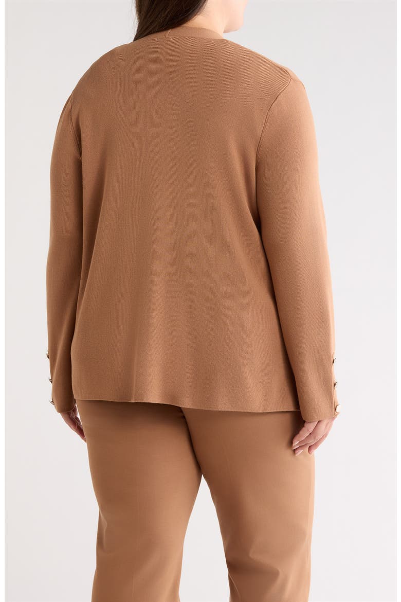 Open Front Cardigan, Alternate, color, VICUNA