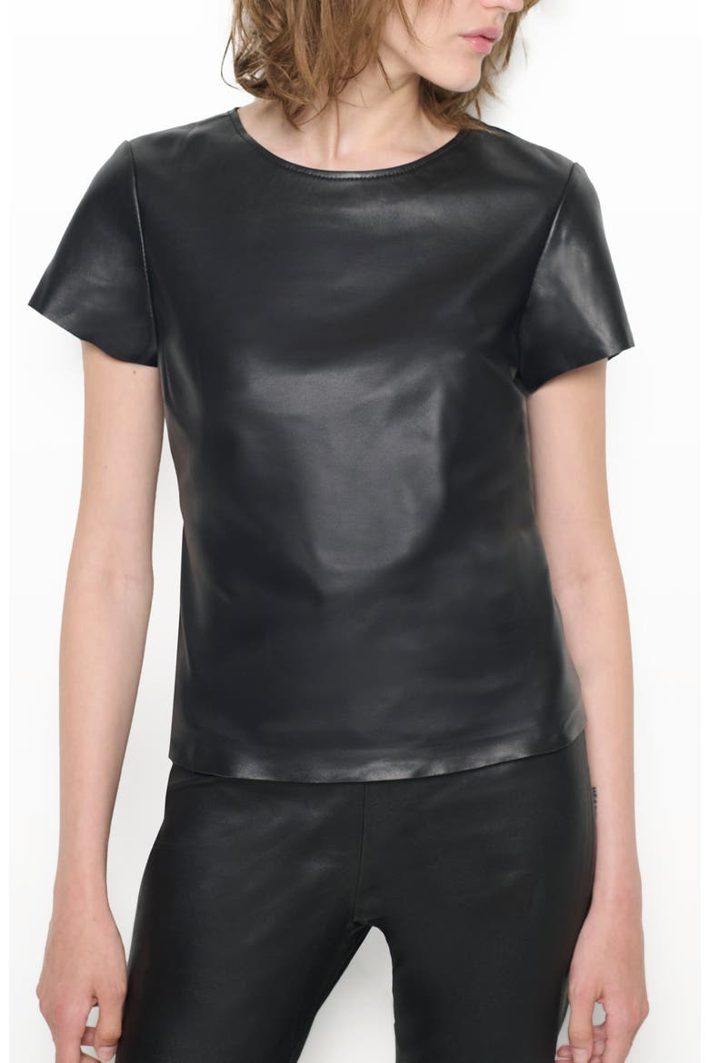 Miller Baby Tee, Main, color, Black