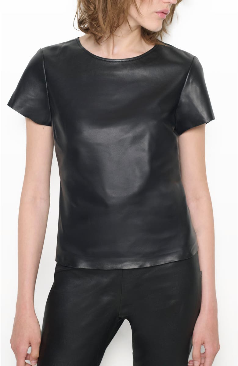 AS by DF Miller Baby Tee, Main, color, Black