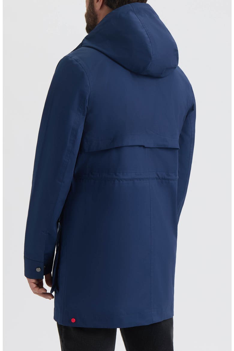 Downing Hooded Rain Jacket, Alternate, color, NAVAL ACADEMY