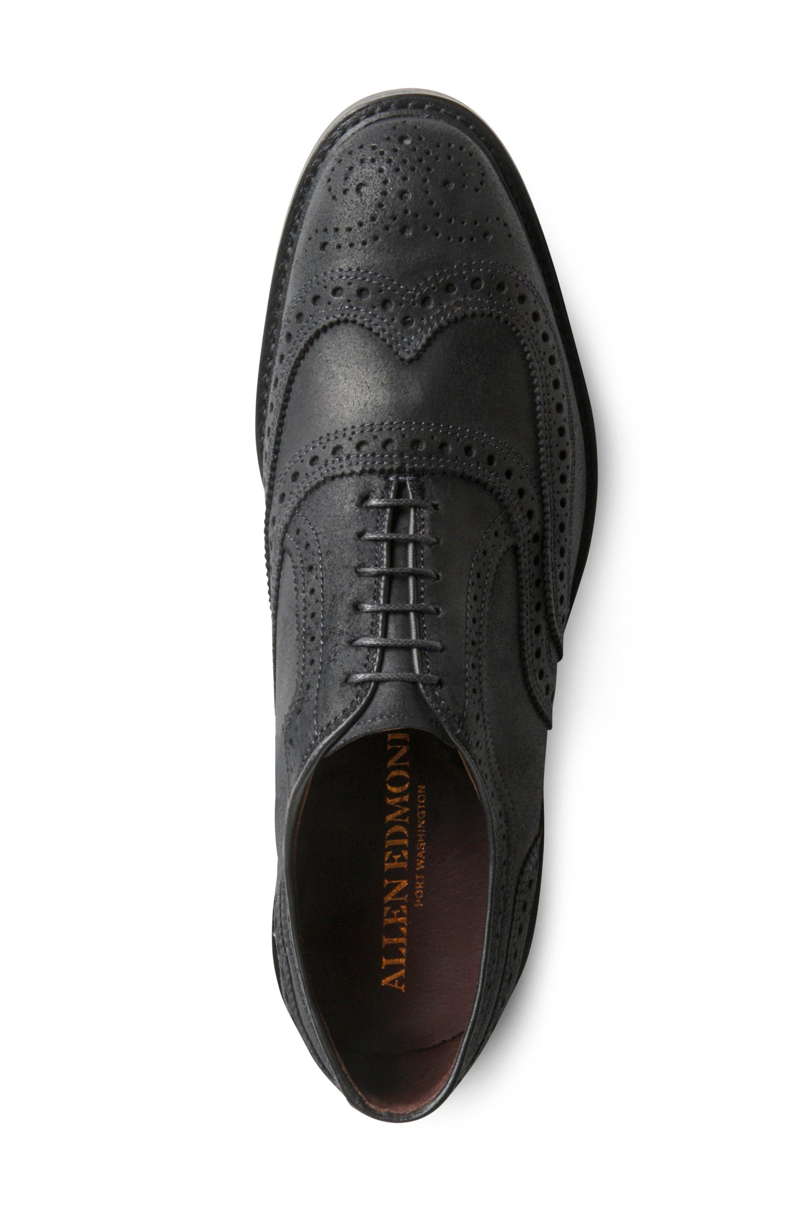 McTavish Lugged Wingtip, Alternate, color, BLACK