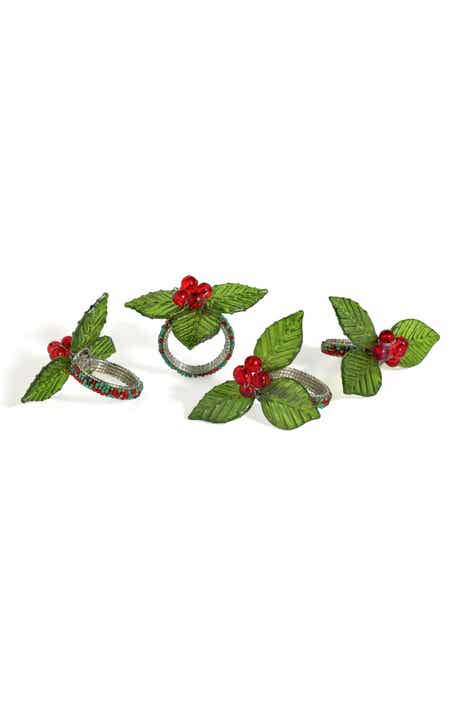 Tiramisu Natures Harmony Set of 4 Napkin Rings