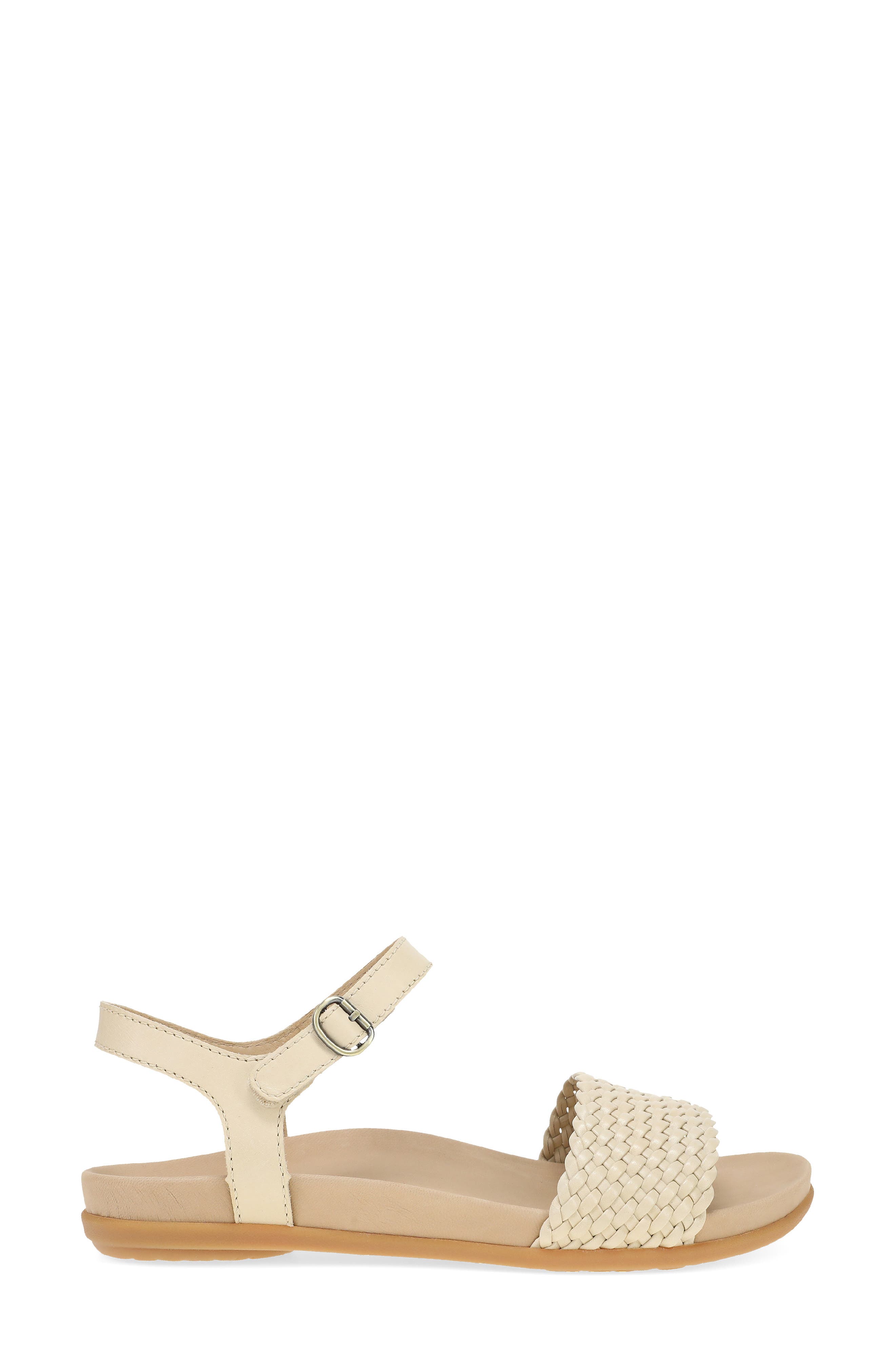 Dansko Jodie Ankle Strap Sandal, Alternate, color, Vanilla