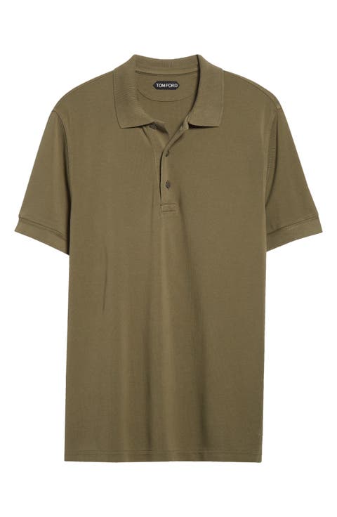 Lyocell & Cotton Piqué Polo