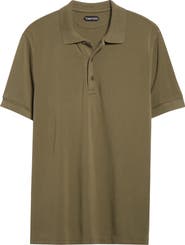 TOM FORD Lyocell & Cotton Piqué Polo