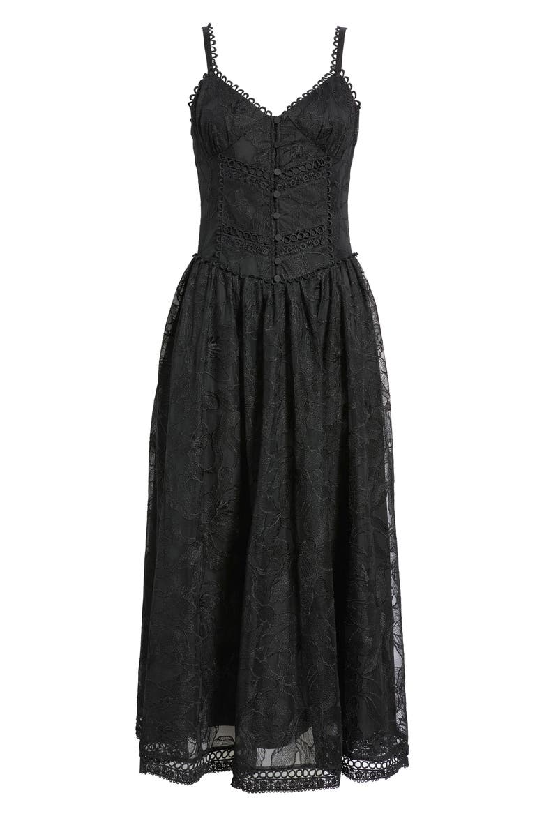 Alexander Maxi Dress, Main, color, BLACK