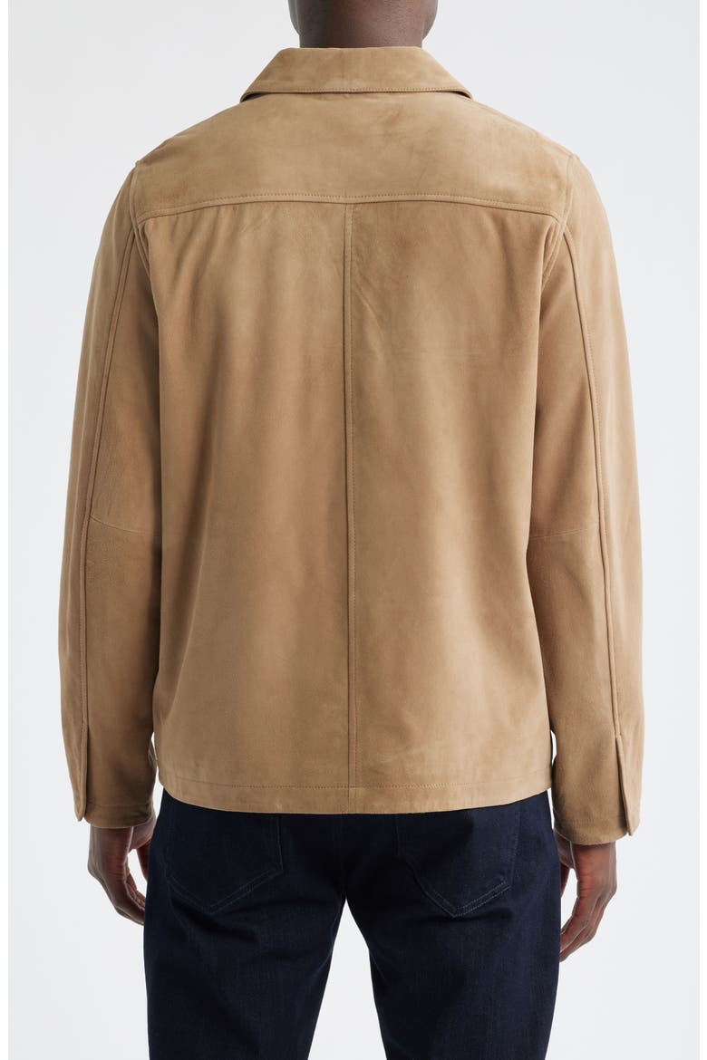 Suede Jacket, Alternate, color, TAN GREIGE