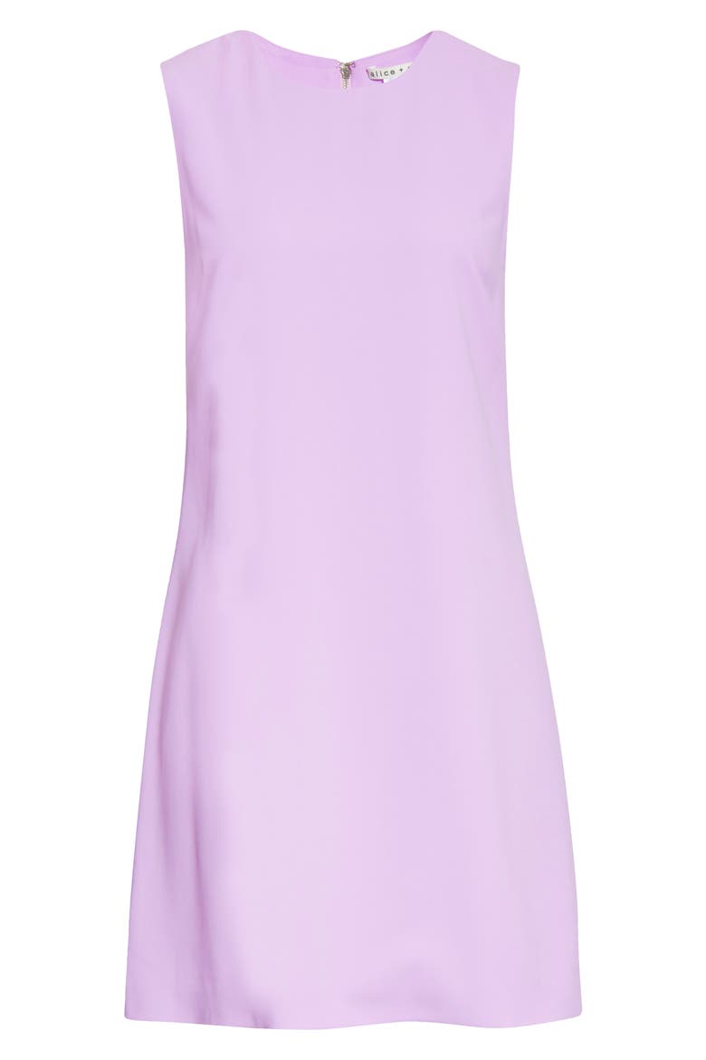 Coley Crepe A-Line Dress, Alternate, color, LAVENDER