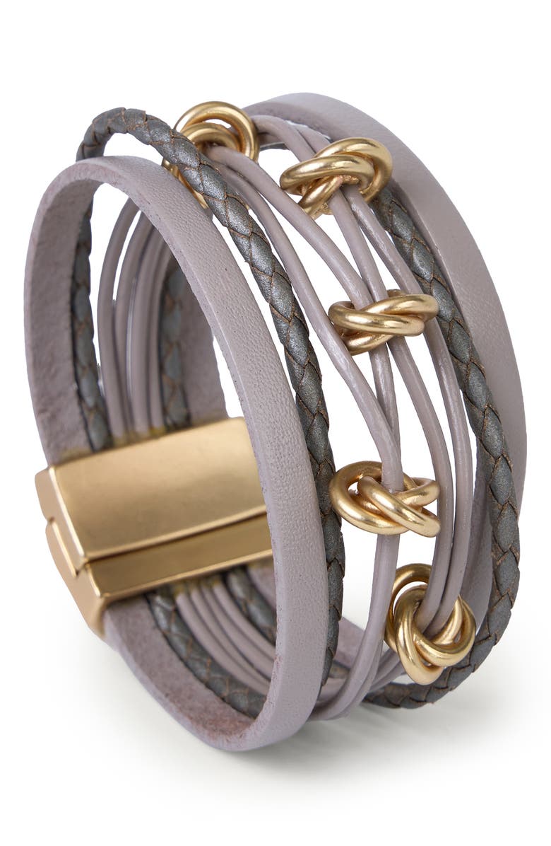 SAACHI Mulistrand Knot Bracelet, Main, color, 