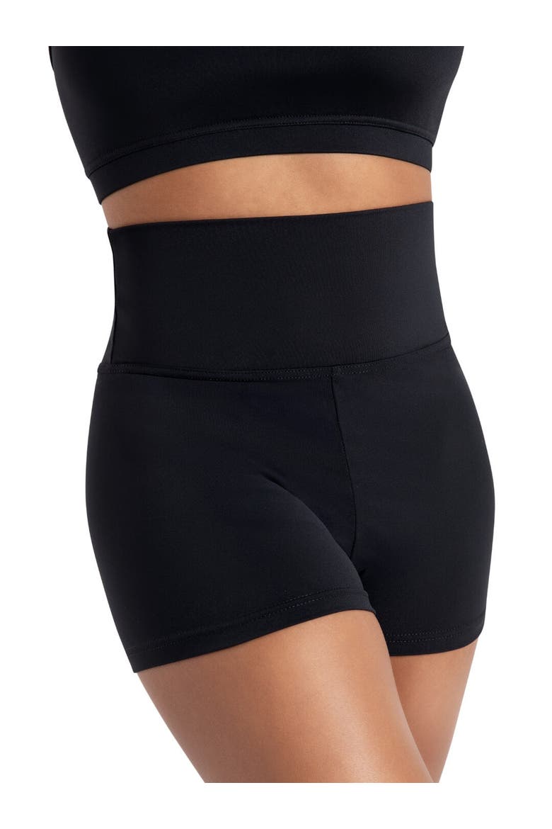 High Waisted Shorts, Main, color, black