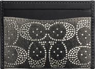 COACH Essential Crystal Signature Denim Card Case